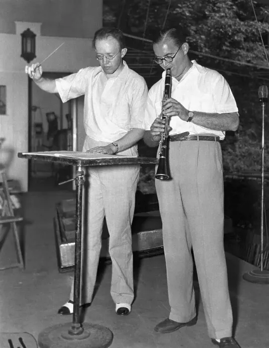 Framed Print : Edwin Mcarthur And Benny Goodman Framed Print : Edwin Mcarthur And Benny Goodman