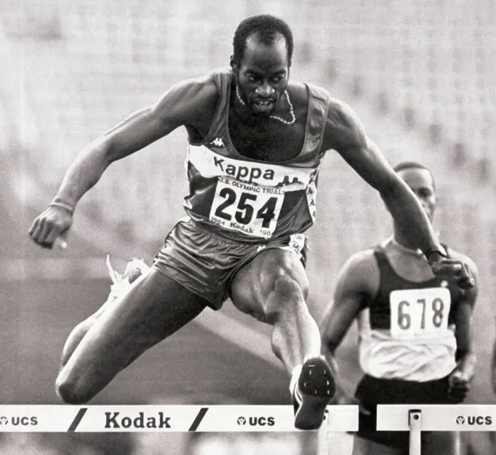 Framed Print : Edwin Moses Wins Olympic Trial Hurdles Framed Print : Edwin Moses Wins Olympic Trial Hurdles