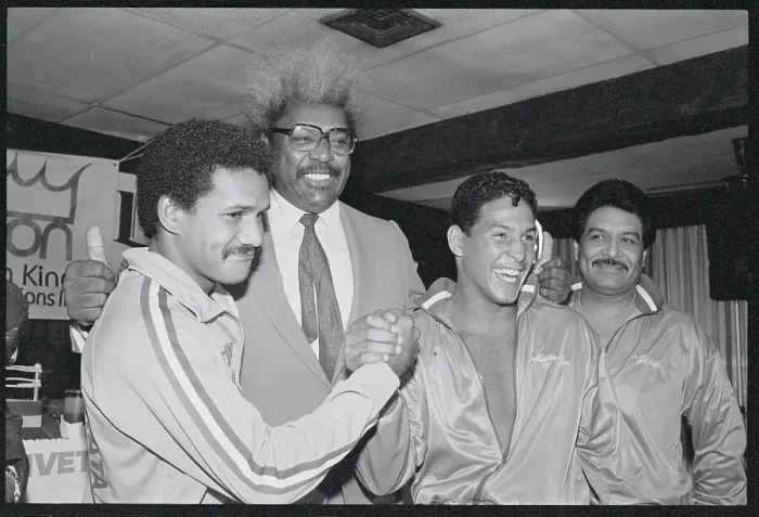 Framed Print : Edwin Rosario, Don King, and Hector Camacho Posing Framed Print : Edwin Rosario, Don King, and Hector Camacho Posing