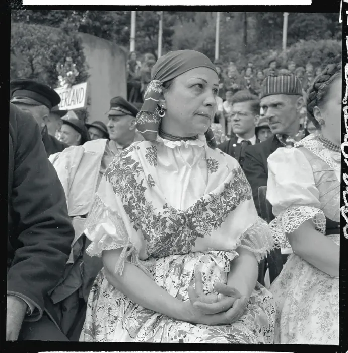Framed Print : Egerland Citizens in Homeland Dress Framed Print : Egerland Citizens in Homeland Dress