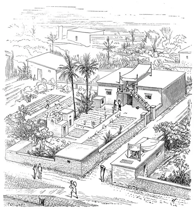 Framed Print : Egyptian farm house Framed Print : Egyptian farm house