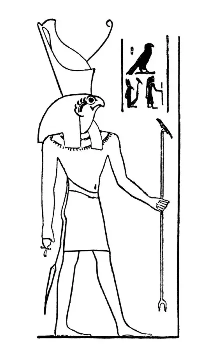 Framed Print : Egyptian God Horus Framed Print : Egyptian God Horus