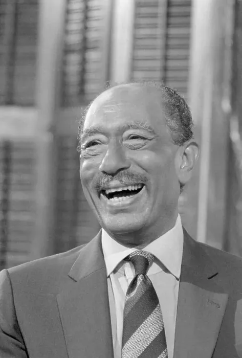 : Egyptian President Anwar Sadat : Egyptian President Anwar Sadat