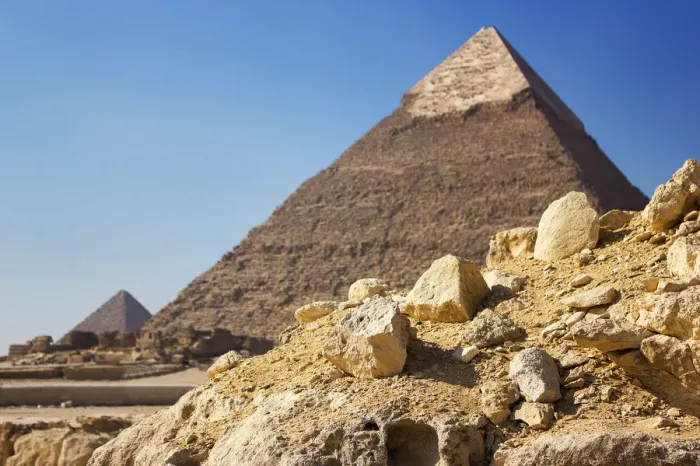Framed Print : Egyptian Pyramids of Giza