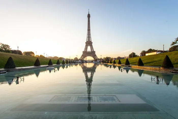 Framed Print : Eiffel reflection Framed Print : Eiffel reflection