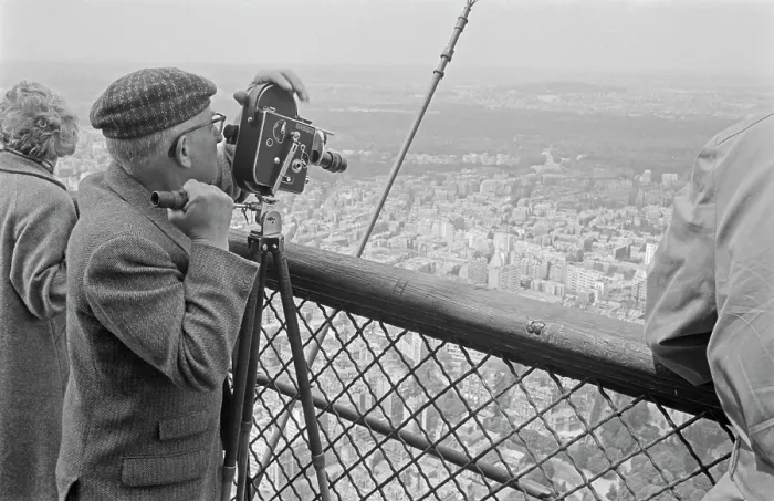 Framed Print : Eiffel Tower, 1950 Framed Print : Eiffel Tower, 1950
