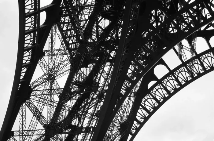 Framed Print : Eiffel Tower Detail Framed Print : Eiffel Tower Detail