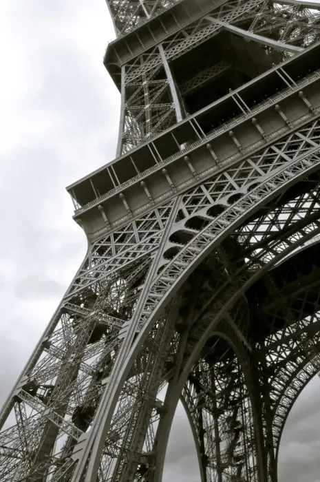 Framed Print : Eiffel Tower Slant Framed Print : Eiffel Tower Slant
