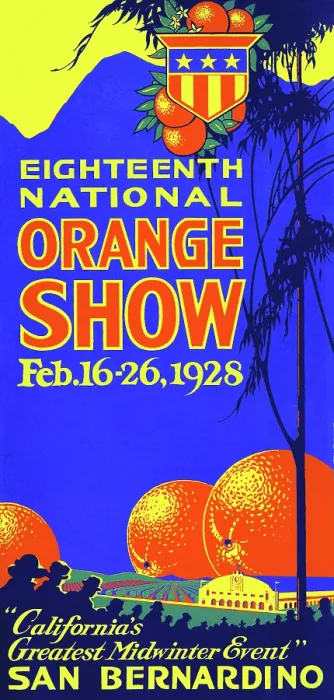 Framed Print : Eighteenth National Orange Show Framed Print : Eighteenth National Orange Show