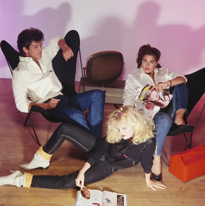 Framed Print : Eighties Fashion Shoot For Tiger Beat Framed Print : Eighties Fashion Shoot For Tiger Beat