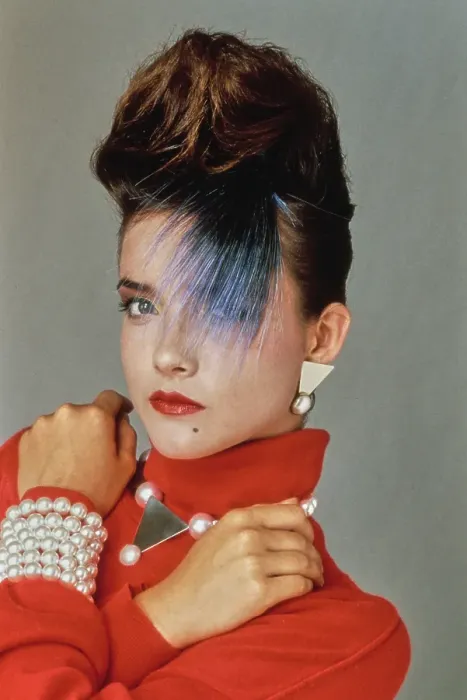 Framed Print : Eighties Hairstyle Framed Print : Eighties Hairstyle