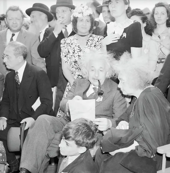 Framed Print : Einstein and Sister at World's Fair Framed Print : Einstein and Sister at World's Fair