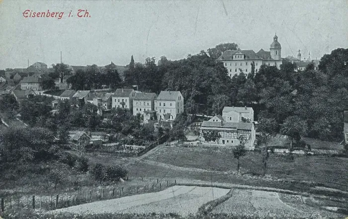 Framed Print : Eisenberg in Thuringia, Thuringia, Germany, view around ca 1910, digital reproduction of a historical postcard, from that time, exact date unknown Framed Print : Eisenberg in Thuringia, Thuringia, Germany, view around ca 1910, digital reproduction of a historical postcard, from that time, exact date unknown