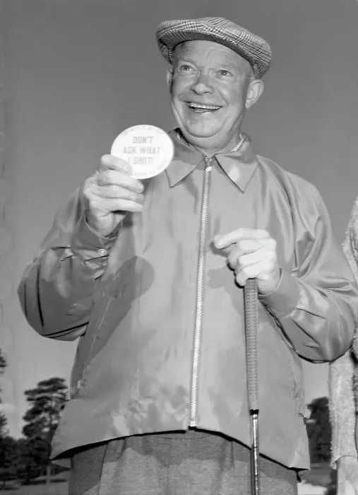 Framed Print : Eisenhower After A Game Of Golf Framed Print : Eisenhower After A Game Of Golf