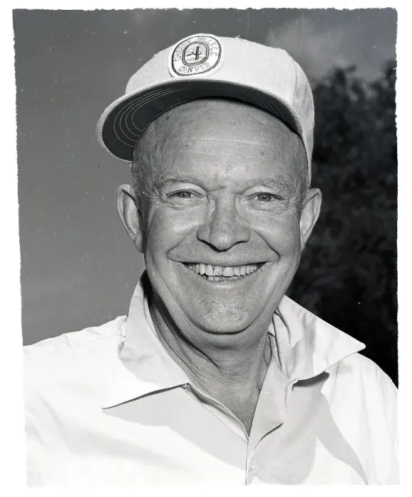 Framed Print : Eisenhower Golfing Headshot Framed Print : Eisenhower Golfing Headshot