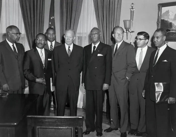 Framed Print : Eisenhower Meeting with Civil Rights Leaders Framed Print : Eisenhower Meeting with Civil Rights Leaders