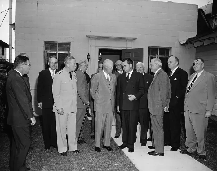Framed Print : Eisenhower with Natl Security Council Framed Print : Eisenhower with Natl Security Council