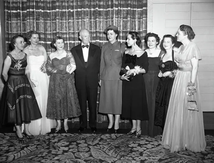 Framed Print : Eisenhower and Outstanding Women Framed Print : Eisenhower and Outstanding Women