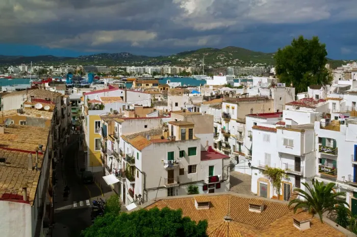 Framed Print : Eivissa, Dalt Villa, Old Citadel, Ibiza, Balearic Islands, Spain