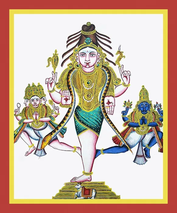 Framed Print : Ekapadamurti stands on one leg Framed Print : Ekapadamurti stands on one leg