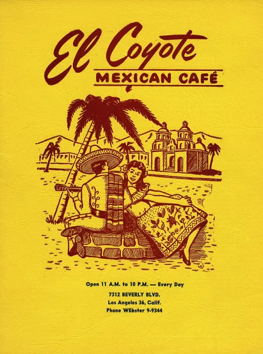 Framed Print : El Coyote Mexican Cafe Framed Print : El Coyote Mexican Cafe