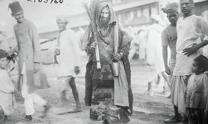 Framed Print : Elderly Fakir In Delhi Framed Print : Elderly Fakir In Delhi