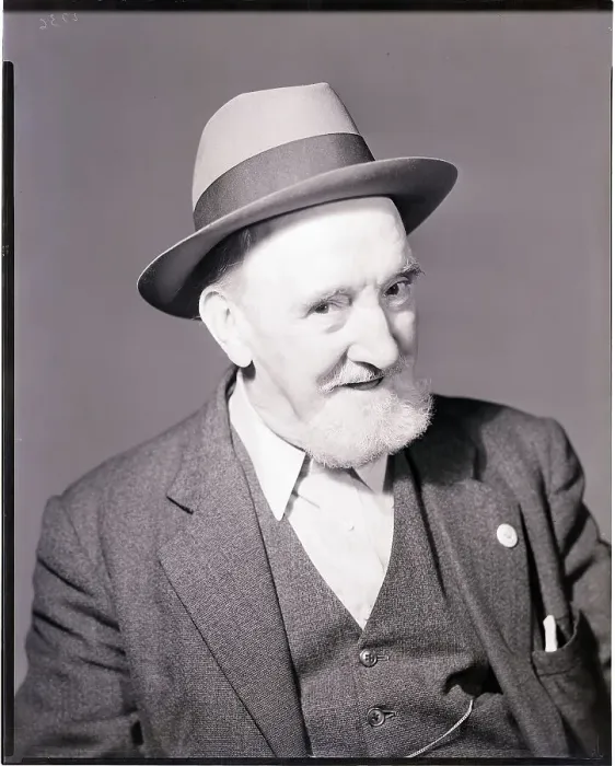 Framed Print : Elderly Man Wearing Hat Framed Print : Elderly Man Wearing Hat
