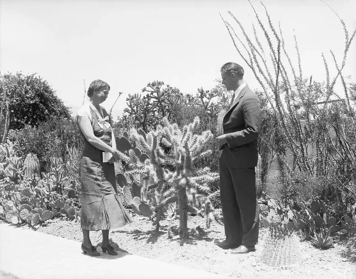 Framed Print : Eleanor and Elliot Franklin with Cactus
