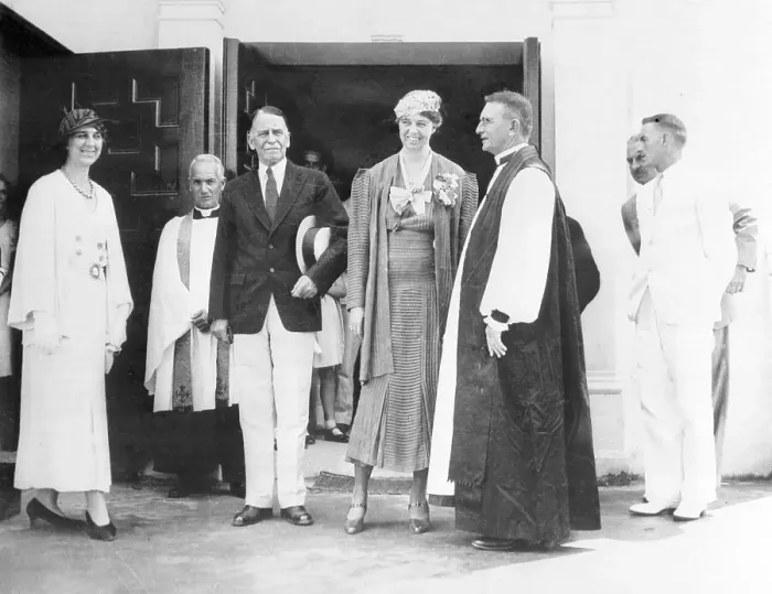 Framed Print : Eleanor Roosevelt with Blanton Winship and Charles Colmore Framed Print : Eleanor Roosevelt with Blanton Winship and Charles Colmore