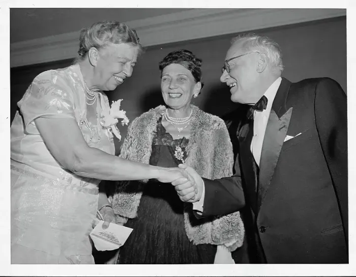 Framed Print : Eleanor Roosevelt Celebrating Her 70th Birthday Framed Print : Eleanor Roosevelt Celebrating Her 70th Birthday