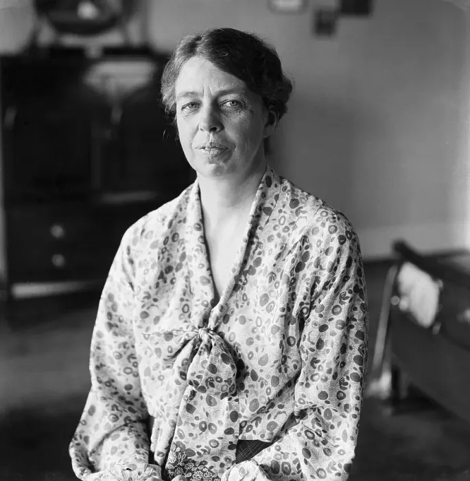 Framed Print : Eleanor Roosevelt in Closeup Pose