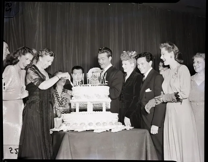 Framed Print : Eleanor Roosevelt Cutting Cake Framed Print : Eleanor Roosevelt Cutting Cake