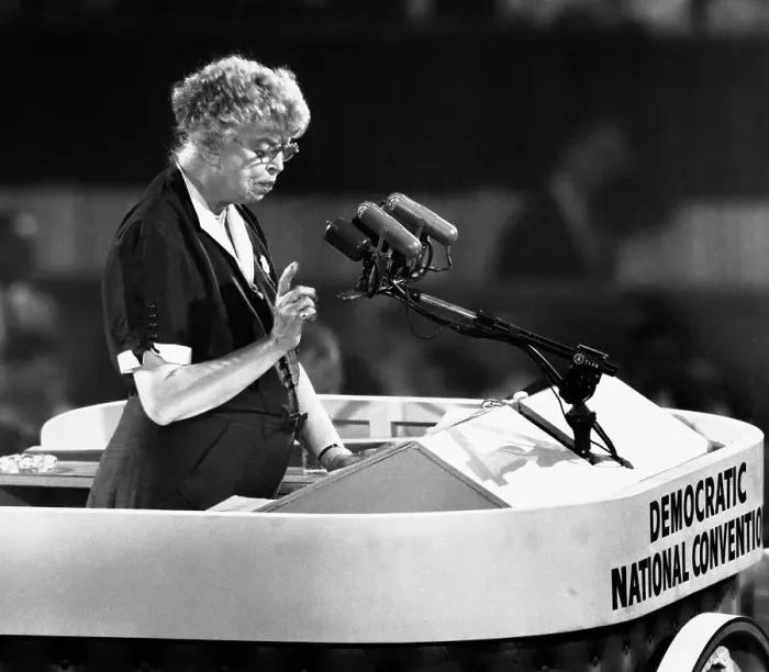 Framed Print : Eleanor Roosevelt At Democratic National Convention Framed Print : Eleanor Roosevelt At Democratic National Convention