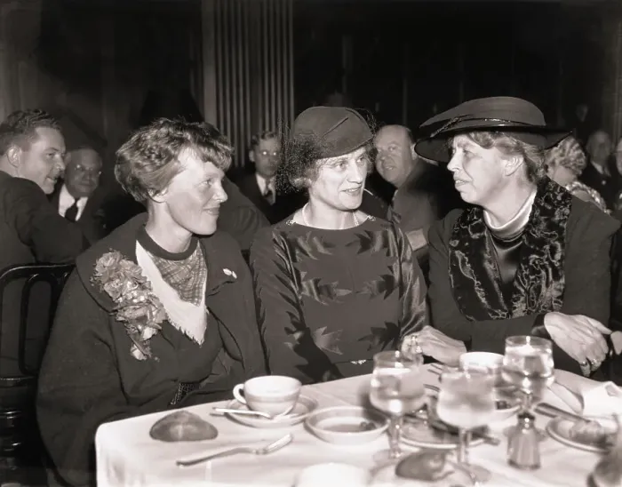 Framed Print : Eleanor Roosevelt Dining with Supportive Female Friends Framed Print : Eleanor Roosevelt Dining with Supportive Female Friends