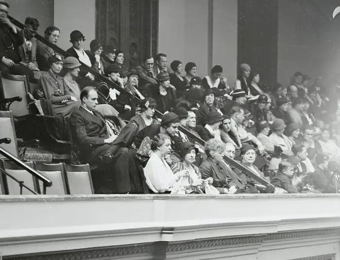 Framed Print : Eleanor Roosevelt and Friends in Audience at House of Congress Framed Print : Eleanor Roosevelt and Friends in Audience at House of Congress