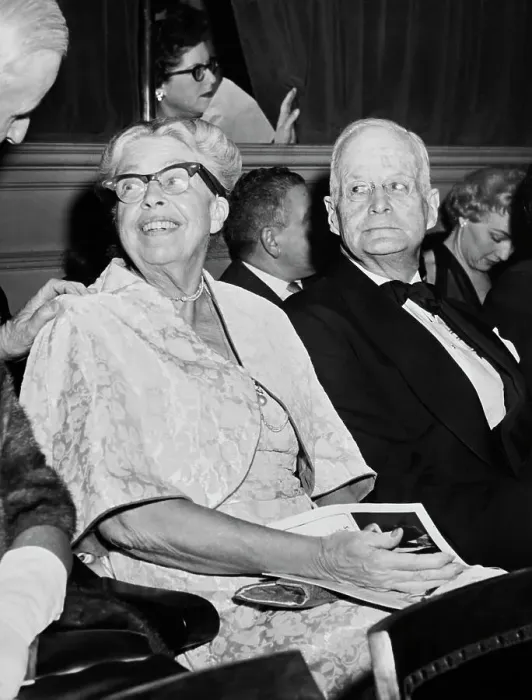Framed Print : Eleanor Roosevelt And Harry L Hooker Framed Print : Eleanor Roosevelt And Harry L Hooker