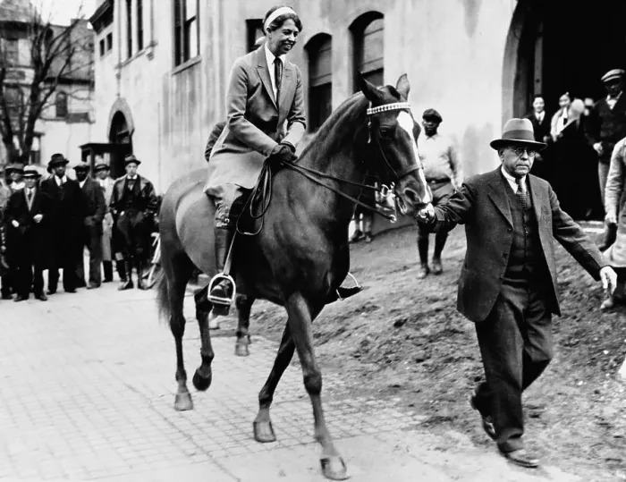 Framed Print : Eleanor Roosevelt on Horseback Framed Print : Eleanor Roosevelt on Horseback
