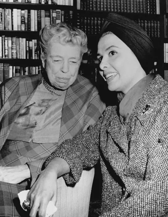 Framed Print : Eleanor Roosevelt and Lena Horne Framed Print : Eleanor Roosevelt and Lena Horne