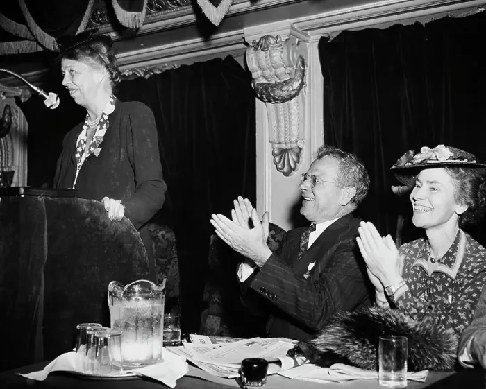 Framed Print : Eleanor Roosevelt, Sidney Hillman And Dorothy Bellanca At Union Convention Framed Print : Eleanor Roosevelt, Sidney Hillman And Dorothy Bellanca At Union Convention