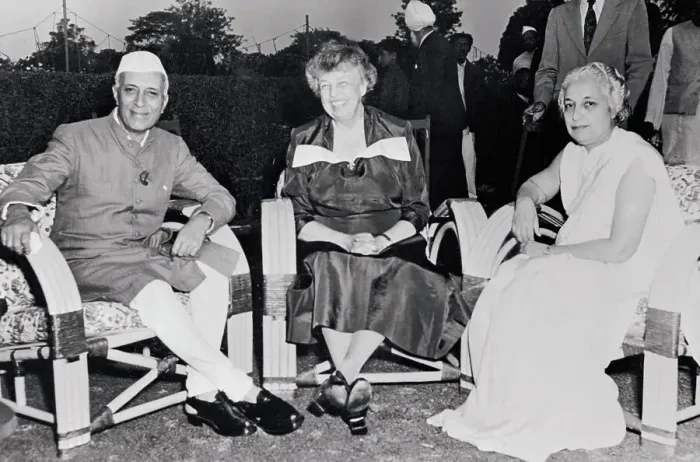 Framed Print : Eleanor Roosevelt Sitting with Indian Leaders Framed Print : Eleanor Roosevelt Sitting with Indian Leaders