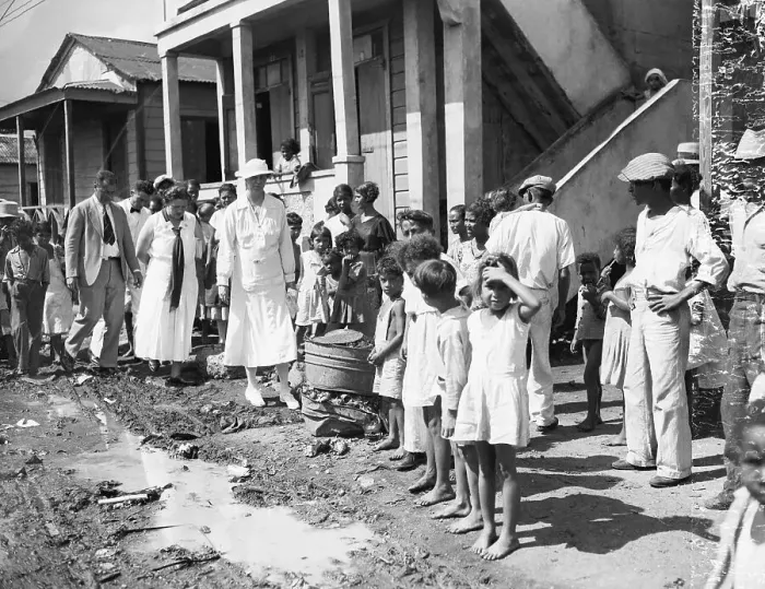 Framed Print : Eleanor Roosevelt Touring Poor Area of San Juan Framed Print : Eleanor Roosevelt Touring Poor Area of San Juan