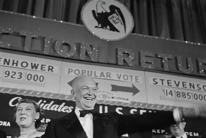 Framed Print : Election Night 1952 Framed Print : Election Night 1952
