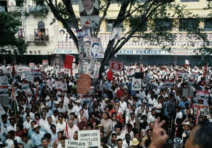 Framed Print : Election Rally, Panama Framed Print : Election Rally, Panama