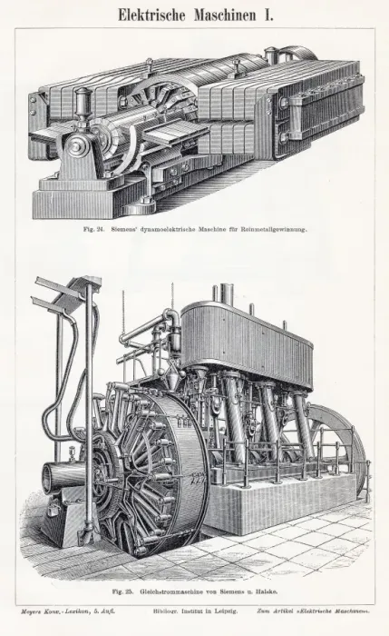 Framed Print : Electric machine engraving 1895 Framed Print : Electric machine engraving 1895