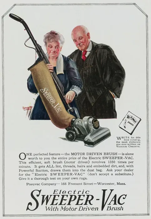 Framed Print : Electric Sweeper-Vac Advertisement Framed Print : Electric Sweeper-Vac Advertisement