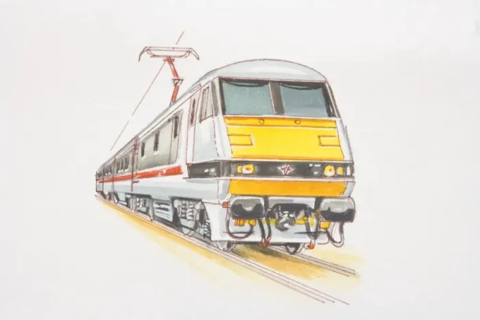 Framed Print : Electric train Framed Print : Electric train