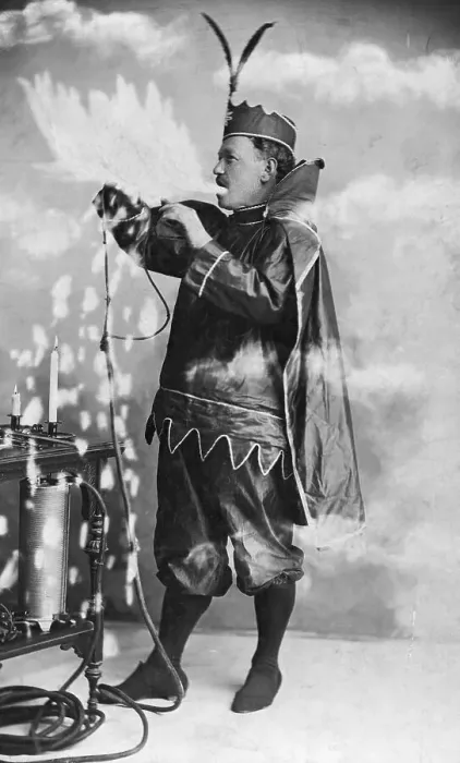 Framed Print : Electrical Fire Eater Framed Print : Electrical Fire Eater