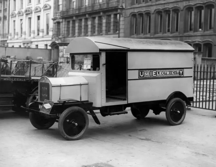 Framed Print : Electrical Van Framed Print : Electrical Van