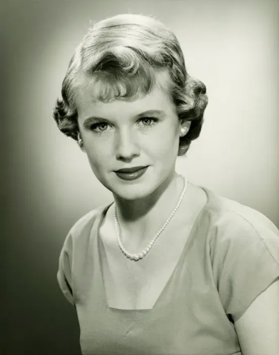 Framed Print : Elegant woman posing in studio, (B&W), (Portrait)