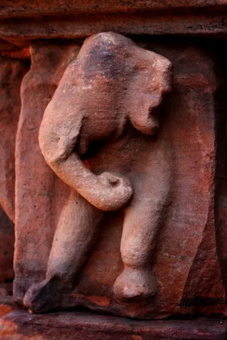 Framed Print : Elephant Mural at Pattadkal Framed Print : Elephant Mural at Pattadkal